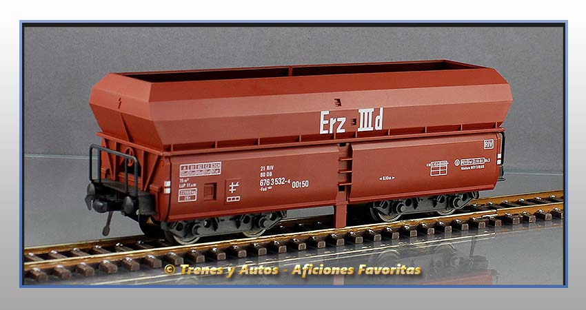 Vagón tolva mineral Tipo Fad 167 "Erz IIId" - DB